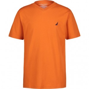  Nautica Little V-hals (4-7) T-shirts Jongens Oranje